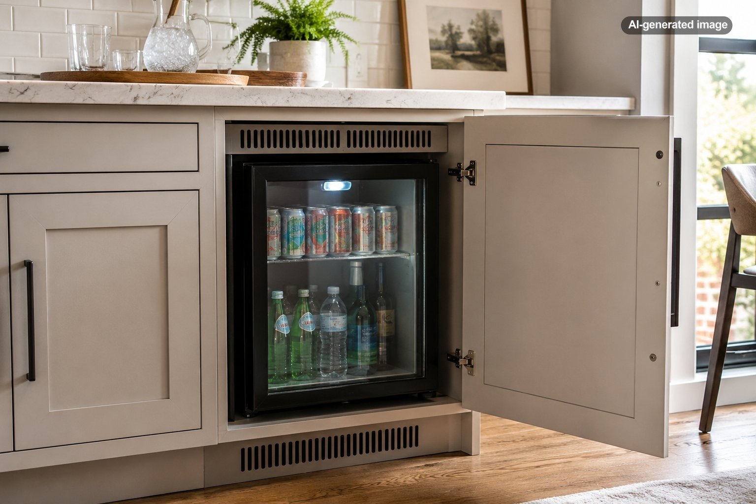 Can You Put a Mini Fridge Inside a Cabinet?