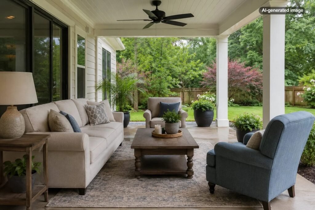 Can You Use Indoor Furniture on a Covered Patio?