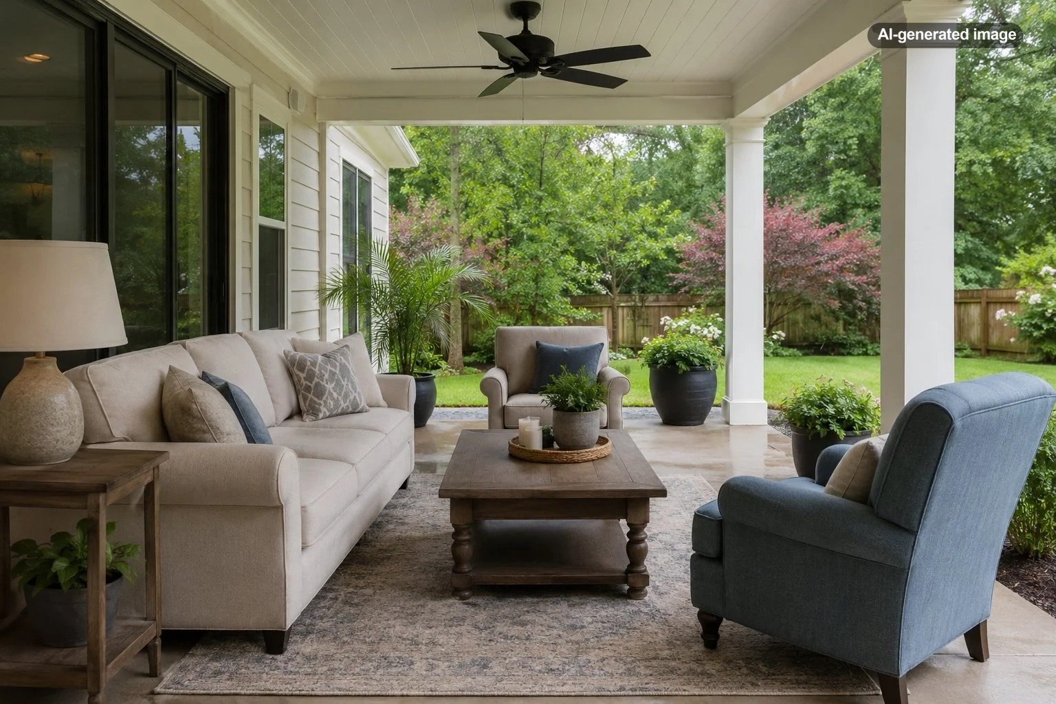 Can You Use Indoor Furniture on a Covered Patio?