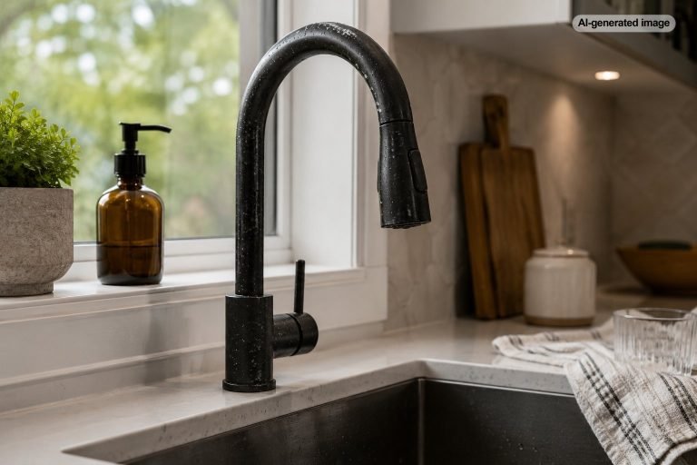 Do Black Kitchen Faucets Show Water Spots?