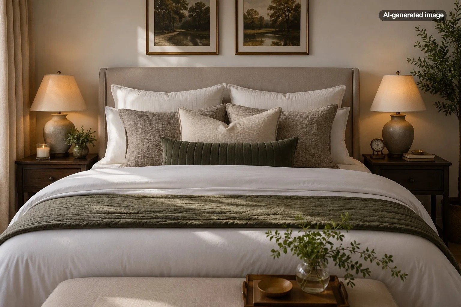 How to Create a Luxury-Looking Bed With Ordinary Bedding