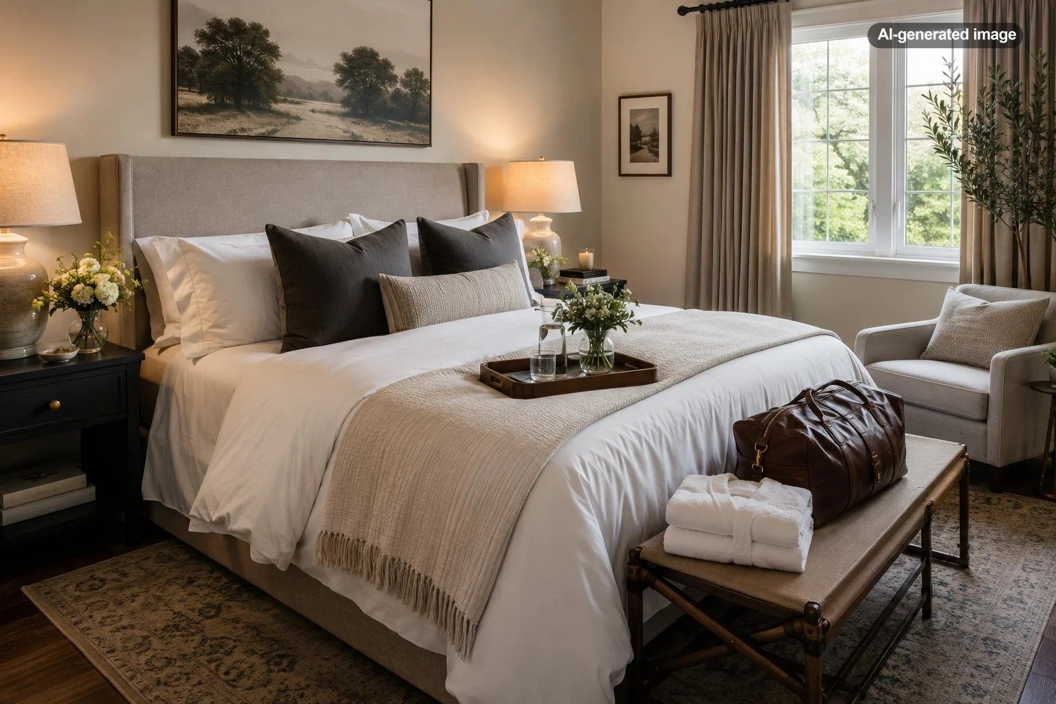 How to Make a Guest Bedroom Feel Like a Boutique Hotel