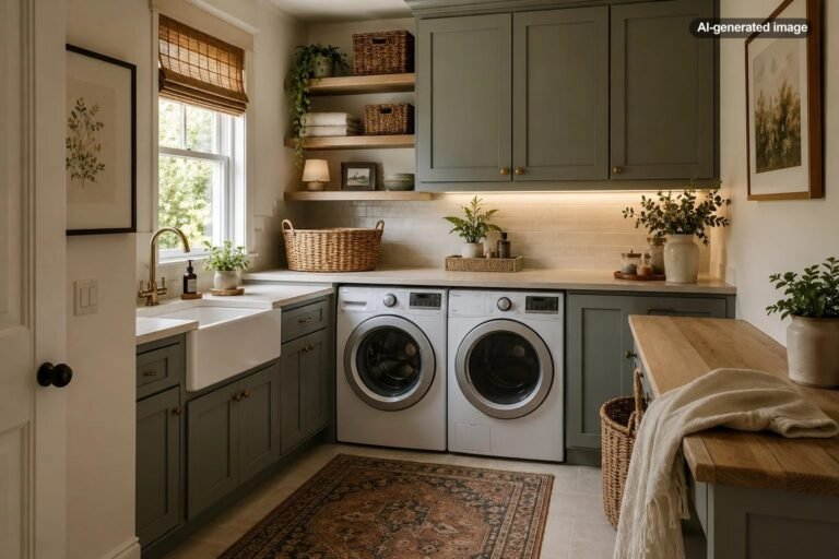 How to Make a Laundry Room Feel Less Like a Utility Closet