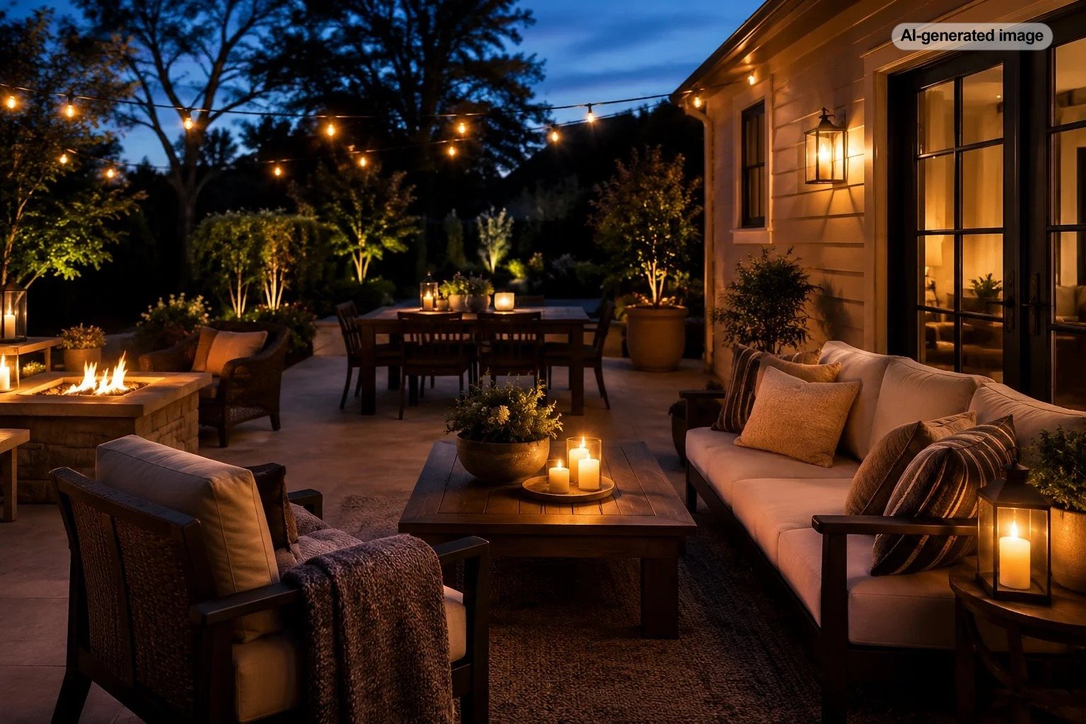 How to Make a Patio Feel More Inviting After Sunset