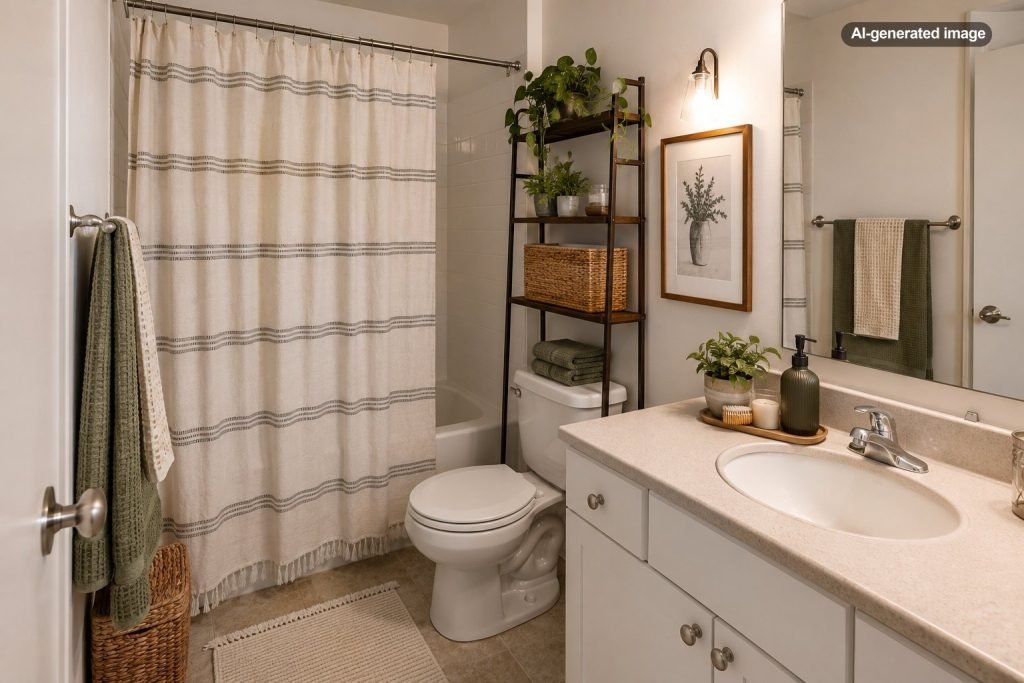 How to Make a Rental Bathroom Look Better Without Renovating