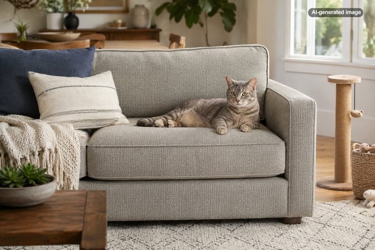 What Is the Best Sofa Fabric for Cats?