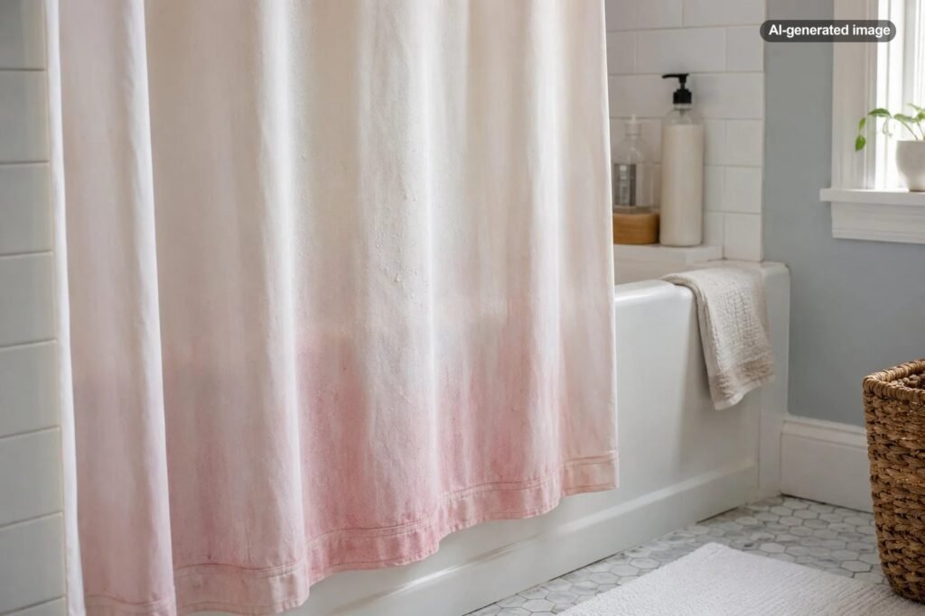 Why Is My Shower Curtain Turning Pink?