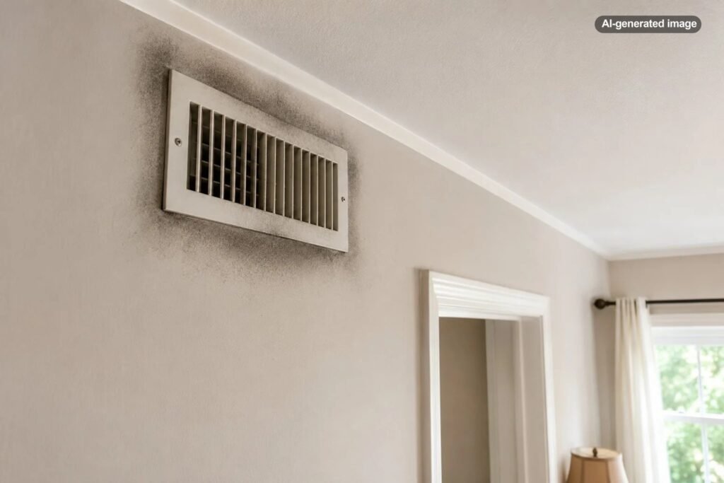 Why Is There Black Dust Around My Air Vents?