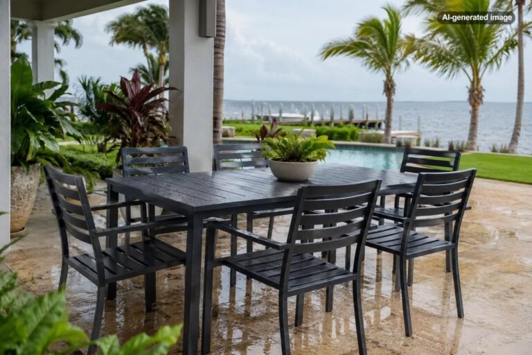 Can Powder-Coated Steel Furniture Stay Outside in Florida?