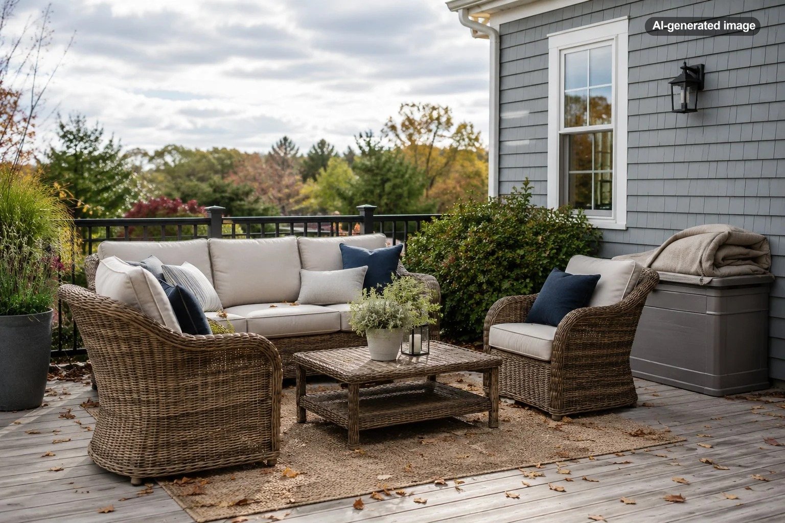 Can Wicker Furniture Stay Outside Year-Round?
