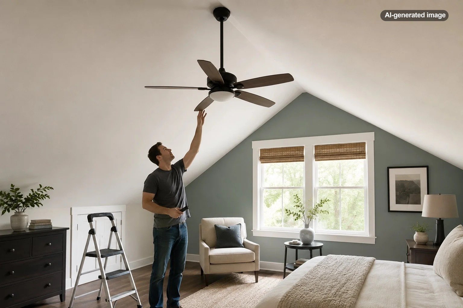 Can You Install a Ceiling Fan on a Sloped Ceiling?