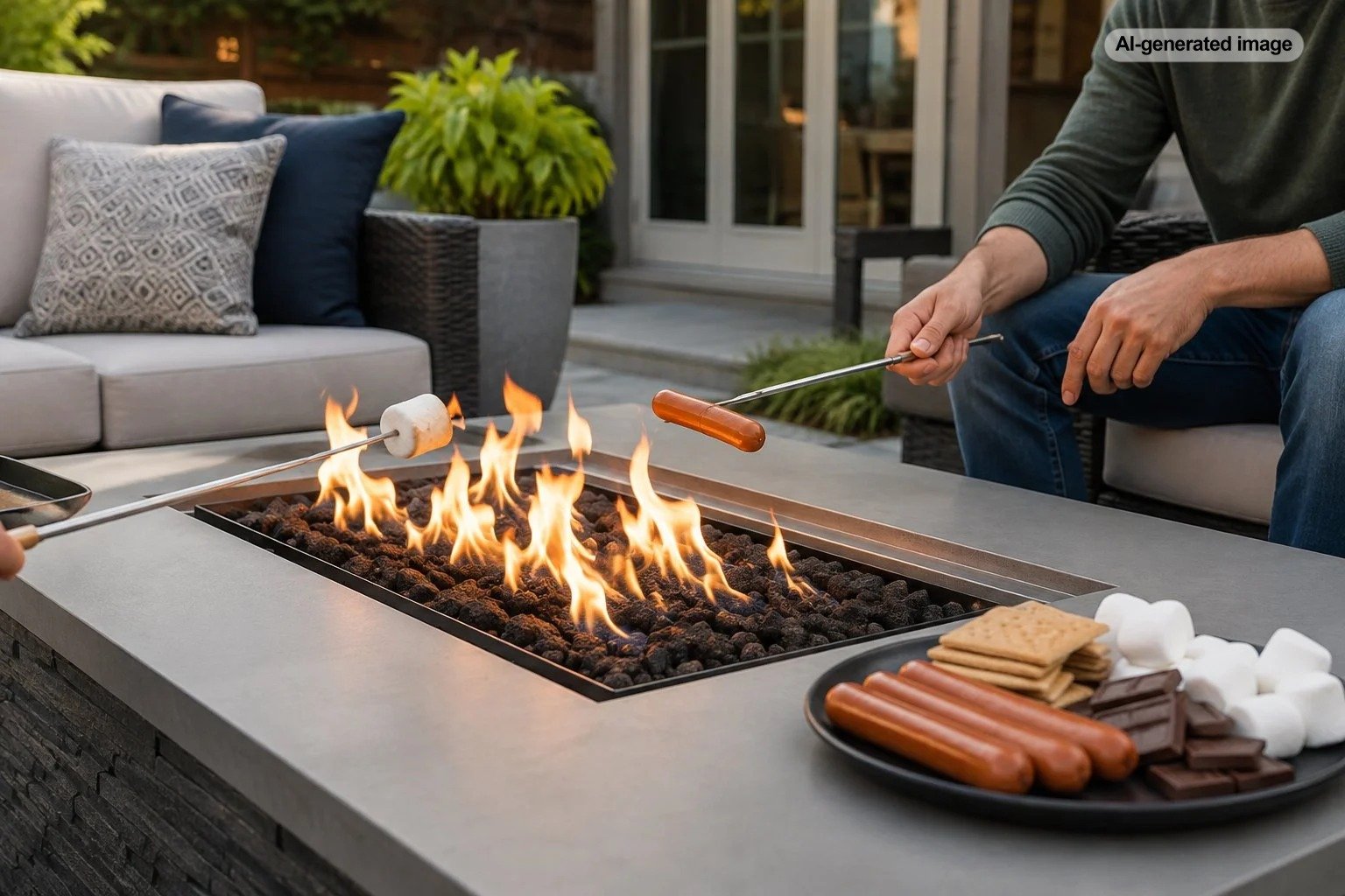 Can You Roast Food Over a Gas Fire Pit?