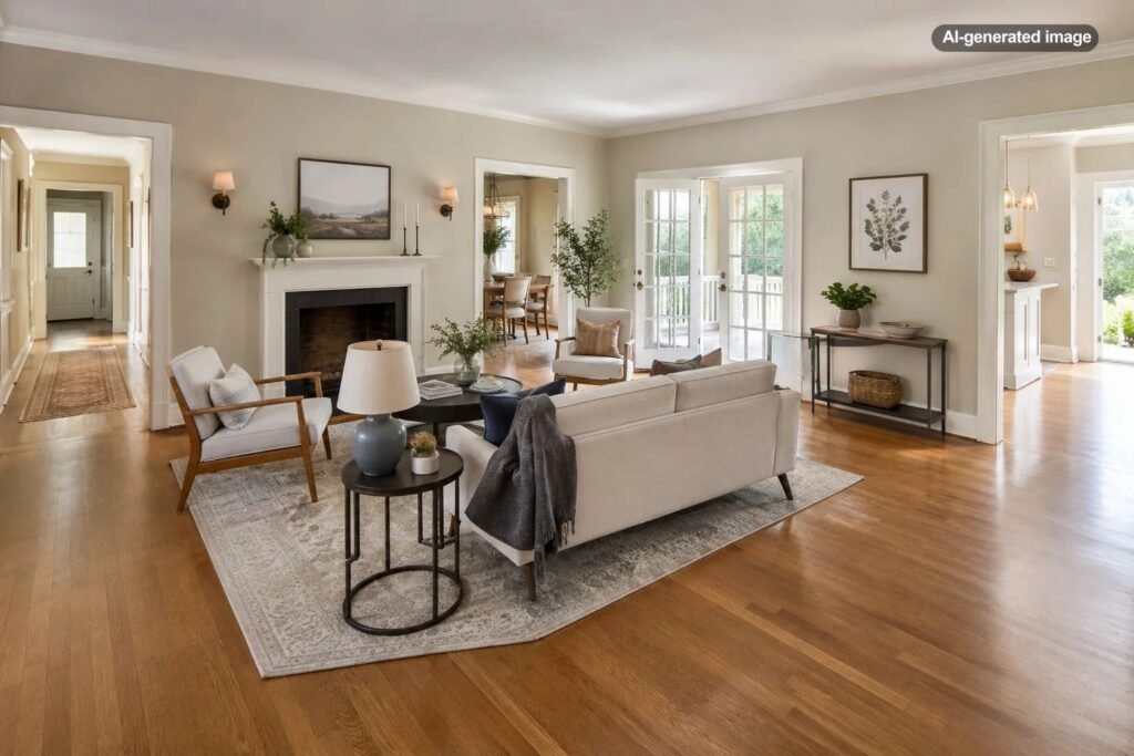 How Do You Arrange Furniture in a Room With Too Many Doorways?