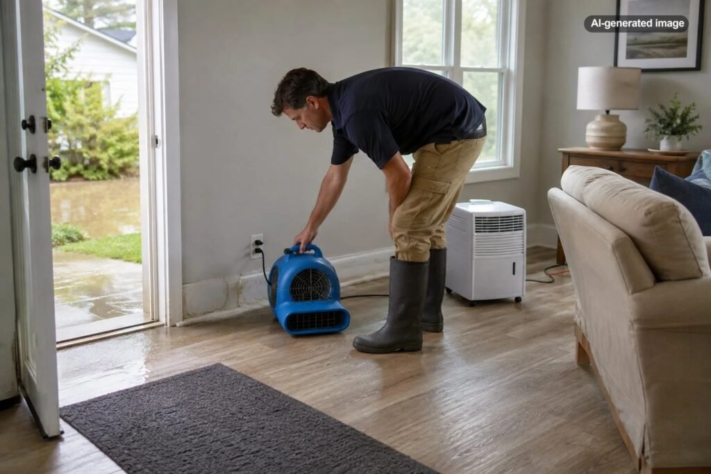 How Do You Dry Out a House Safely After Storm Water Enters?