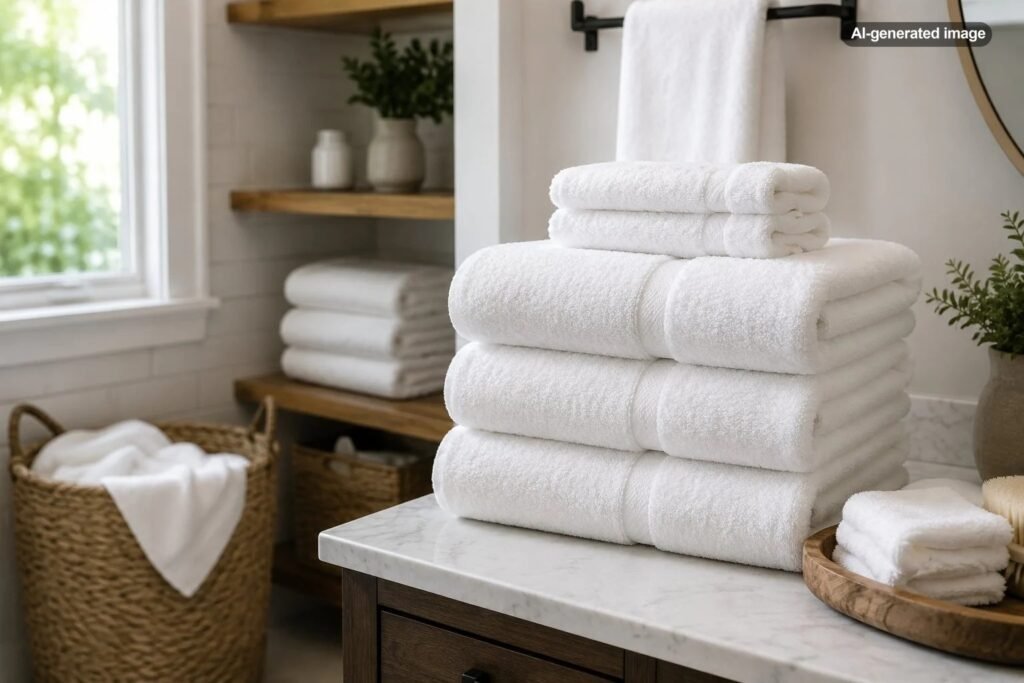 How Do You Keep White Towels Looking Like Hotel Towels?