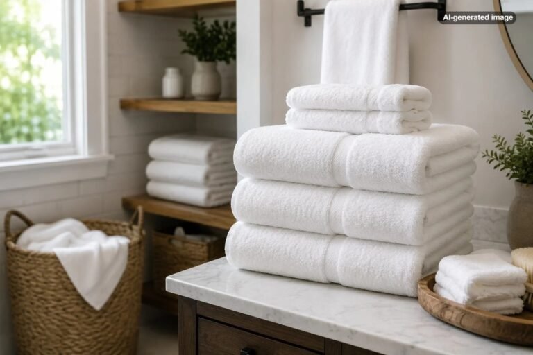 How Do You Keep White Towels Looking Like Hotel Towels?
