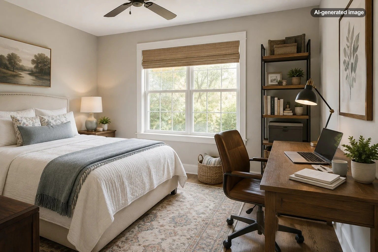How Do You Make a Guest Room Work as a Home Office?