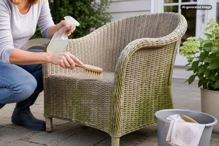 How Do You Remove Green Mildew From Patio Furniture?