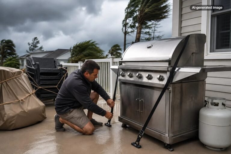 How Do You Secure a Grill Before a Hurricane?