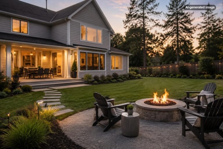 How Far Should a Fire Pit Be From the House?
