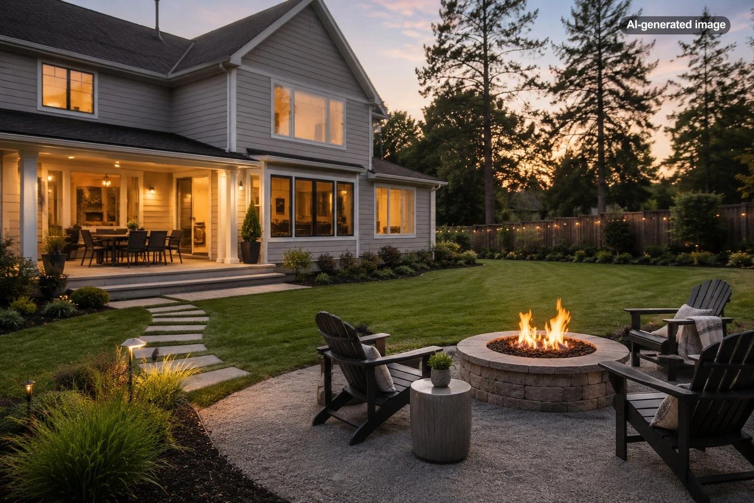 How Far Should a Fire Pit Be From the House?