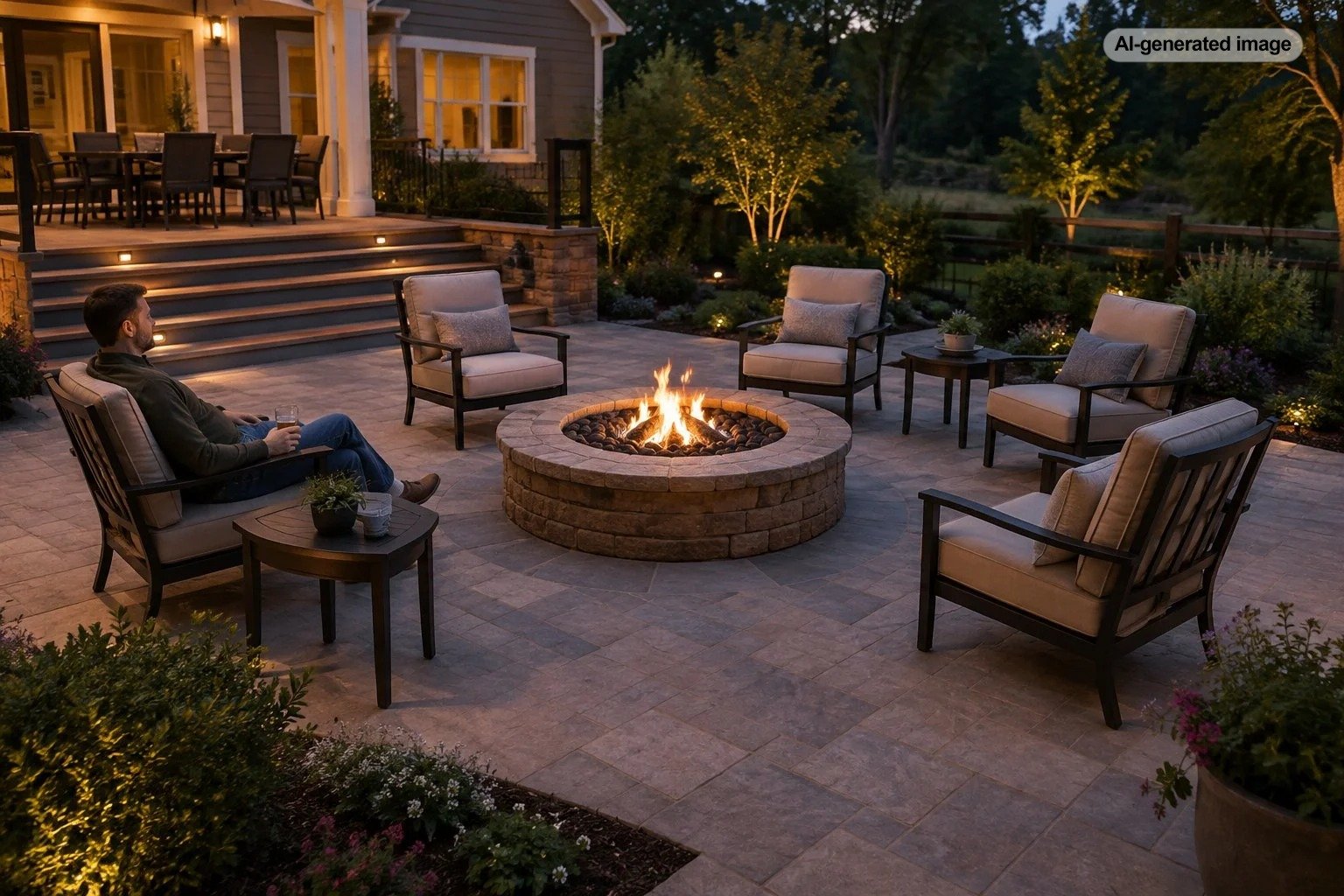 How Much Seating Space Do You Need Around a Fire Pit?