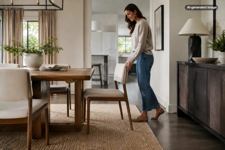 How Much Space Do You Need Behind Dining Chairs?
