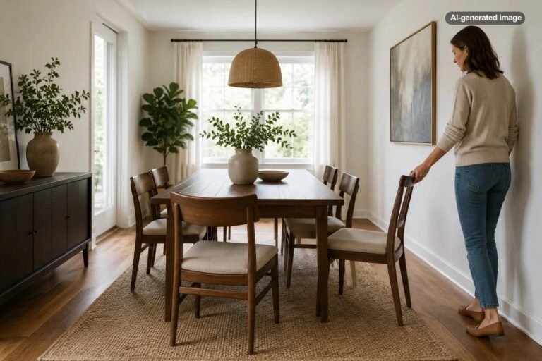 How Much Space Should Be Between a Dining Table and the Wall?