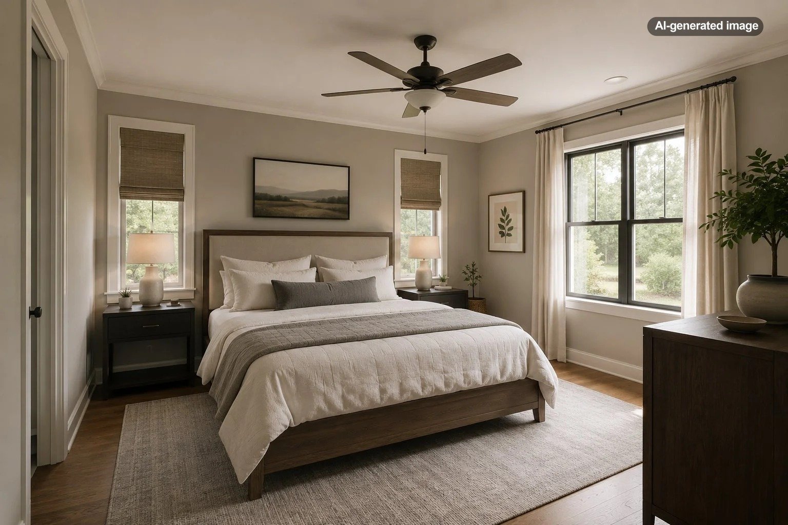 Should a Ceiling Fan Be Centered Over the Bed or the Room?