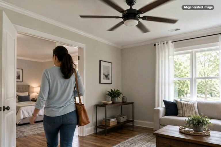 Should Ceiling Fans Turn Off When You Leave the Room?