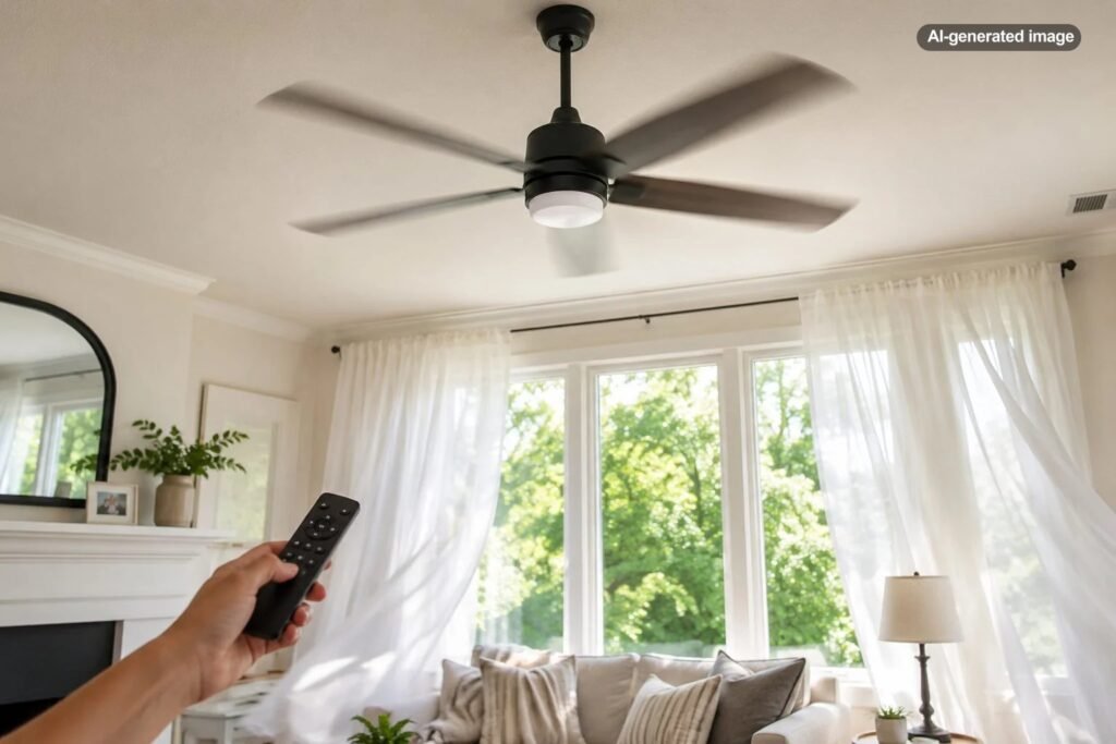What Direction Should a Ceiling Fan Turn in Summer?