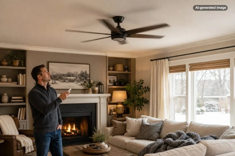 What Direction Should a Ceiling Fan Turn in Winter?