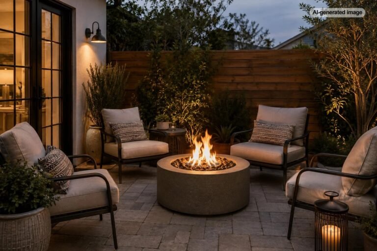 What Is the Best Fire Pit Shape for a Small Patio?