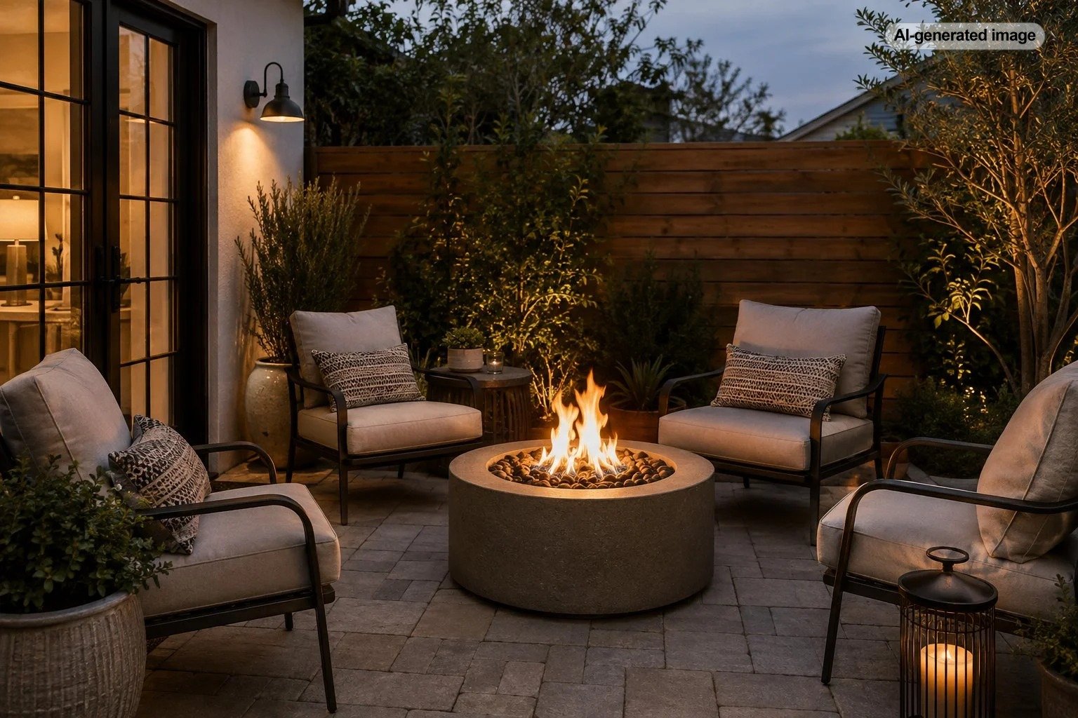 What Is the Best Fire Pit Shape for a Small Patio?