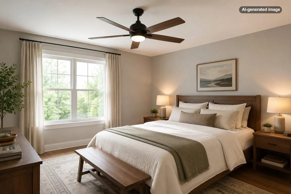 What Size Ceiling Fan Is Best for a Bedroom?