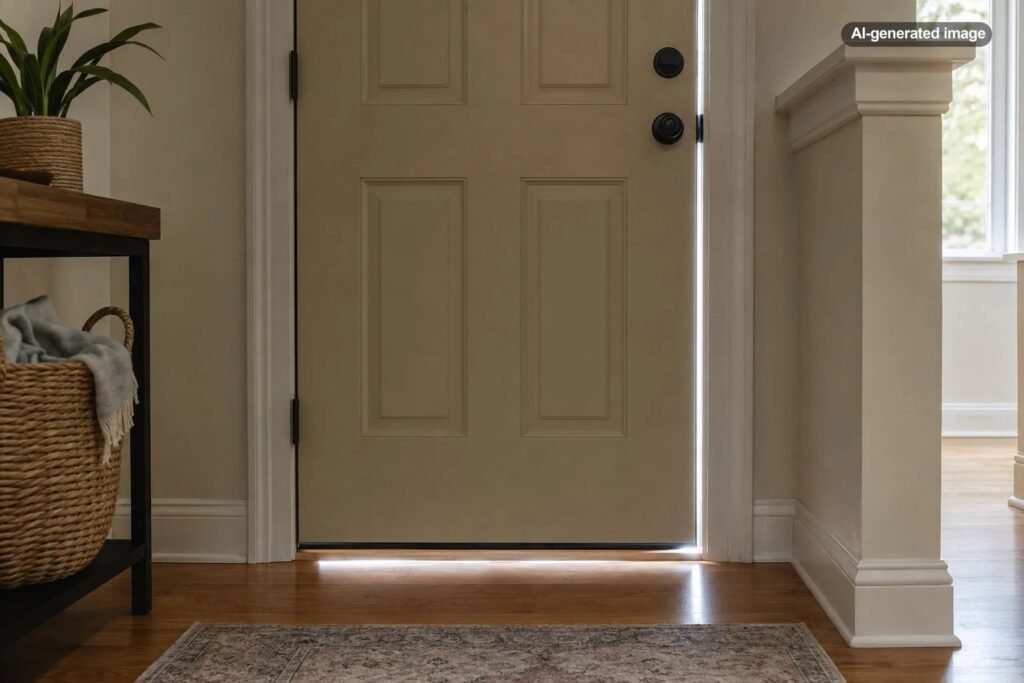 Why Can I See Daylight Around My Exterior Door?