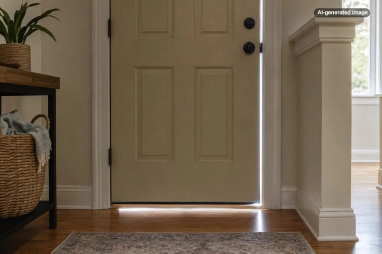 Why Can I See Daylight Around My Exterior Door?