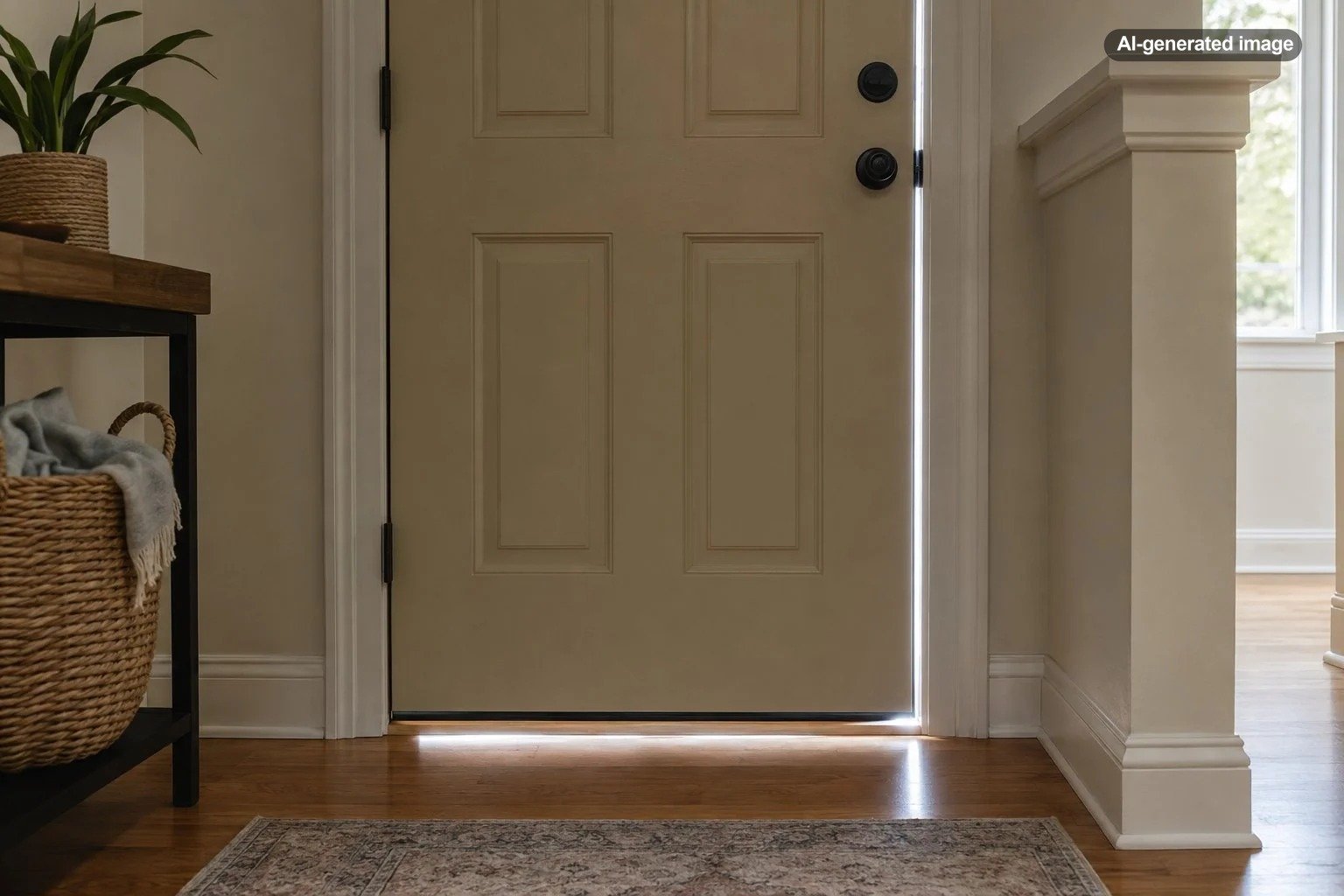 Why Can I See Daylight Around My Exterior Door?