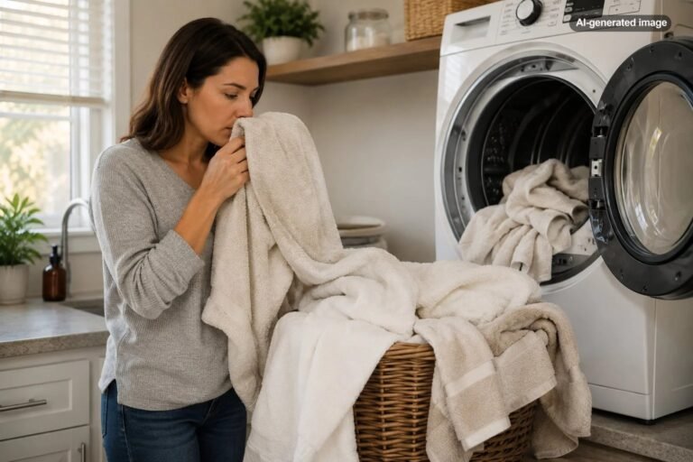 Why Do Towels Smell Musty Straight From the Dryer?