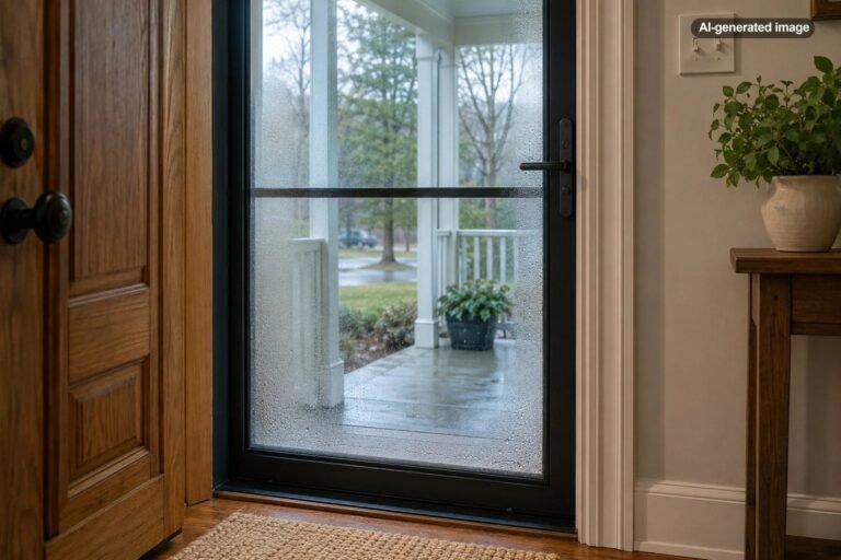 Why Does My Storm Door Collect Condensation?
