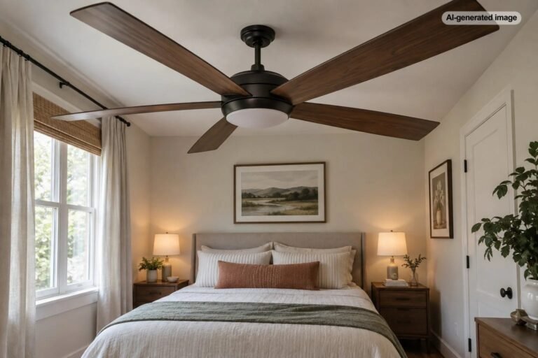 Can a Ceiling Fan Be Too Large for a Room?