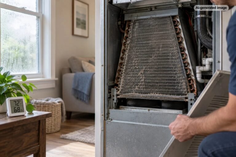Can a Dirty Evaporator Coil Cause High Indoor Humidity?