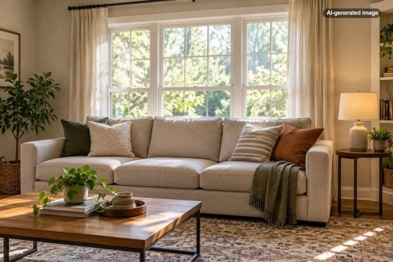 Can a Sofa Block Part of a Window?