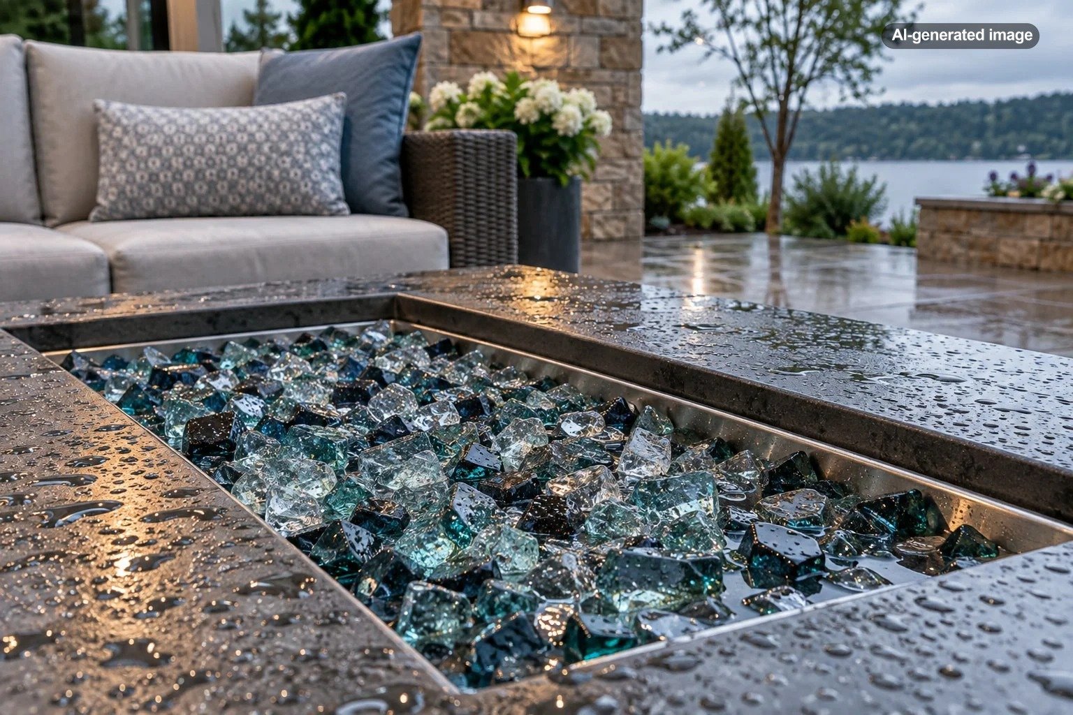 Can Fire Glass Get Wet?
