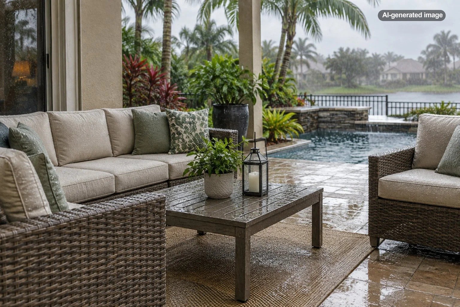 Can Outdoor Furniture Stay Outside in Florida Rain?