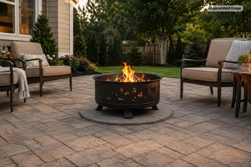 Can You Put a Fire Pit on a Paver Patio?