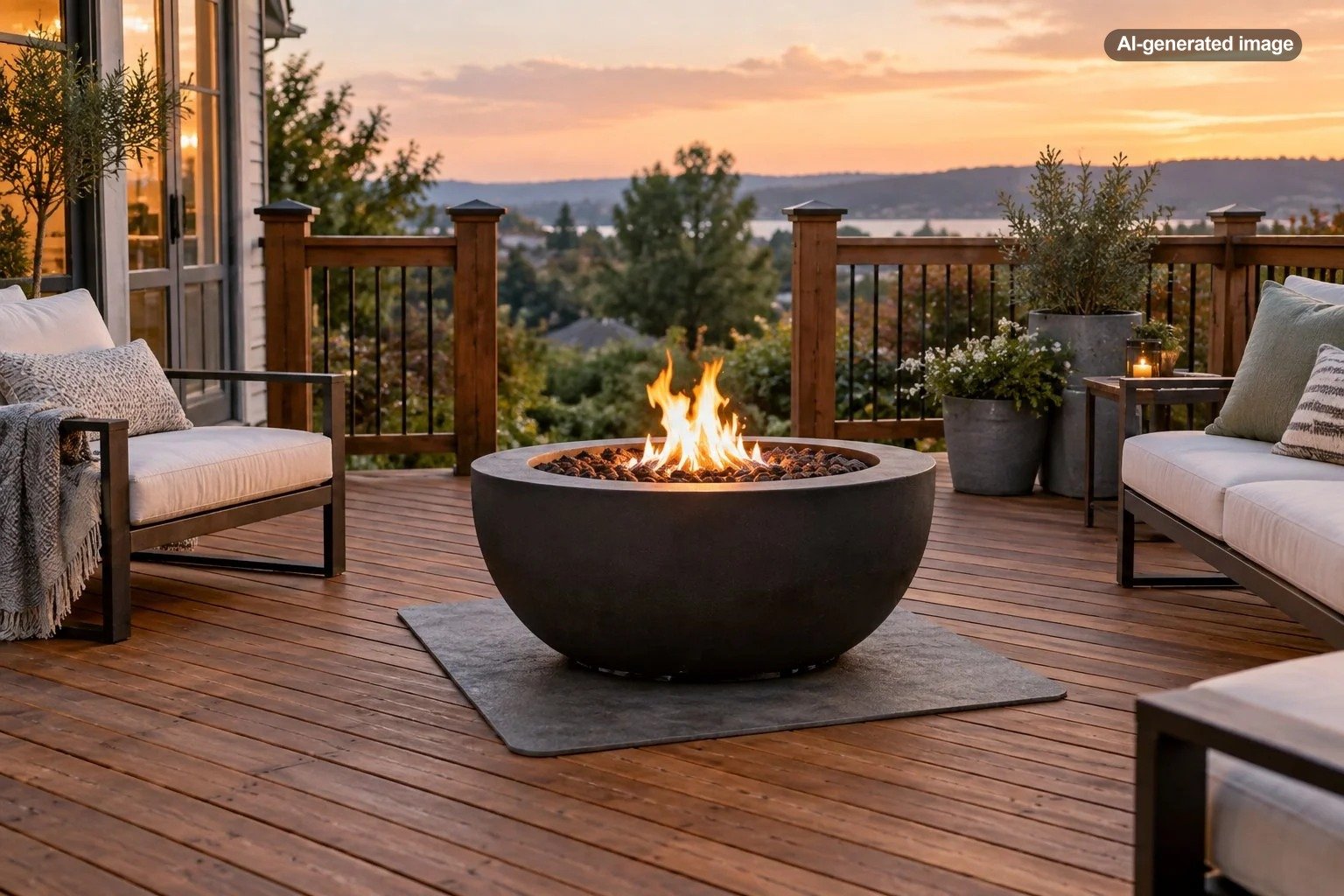 Can You Put a Fire Pit on a Wood Deck?