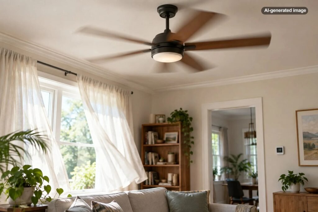 Do Ceiling Fans Actually Lower Room Temperature?