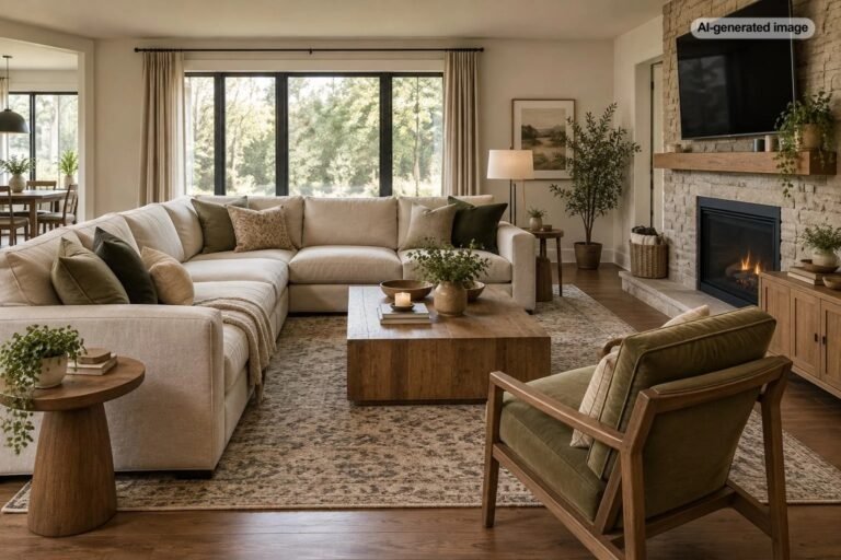 How Do You Arrange Furniture in a Living Room With a Large Sectional?
