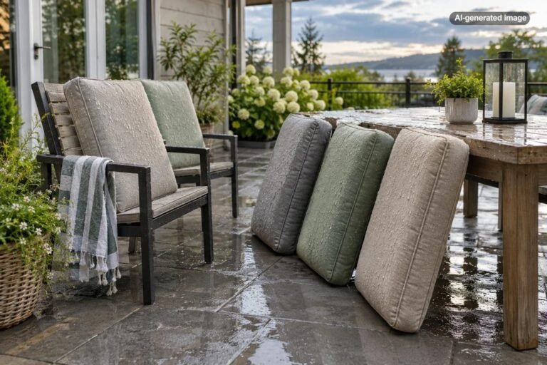 How Do You Dry Outdoor Cushions After Heavy Rain?